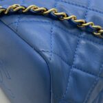Chanel Hobo Handbag Blue GHW