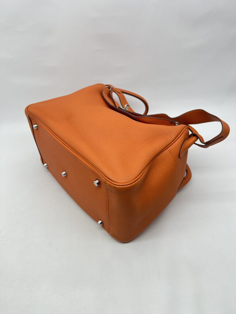 Hermes Lindy 34 Clemence Orange PHW