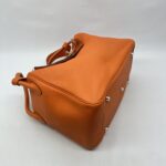 Hermes Lindy 34 Clemence Orange PHW