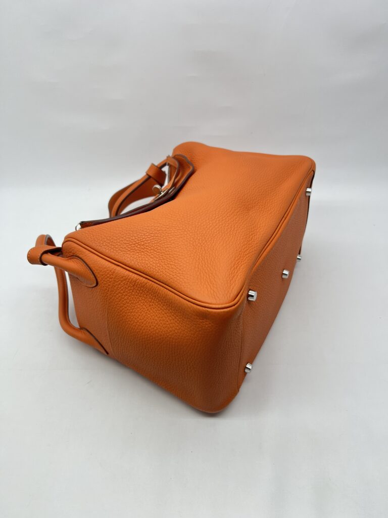 Hermes Lindy 34 Clemence Orange PHW