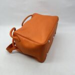 Hermes Lindy 34 Clemence Orange PHW