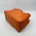 Hermes Lindy 34 Clemence Orange PHW