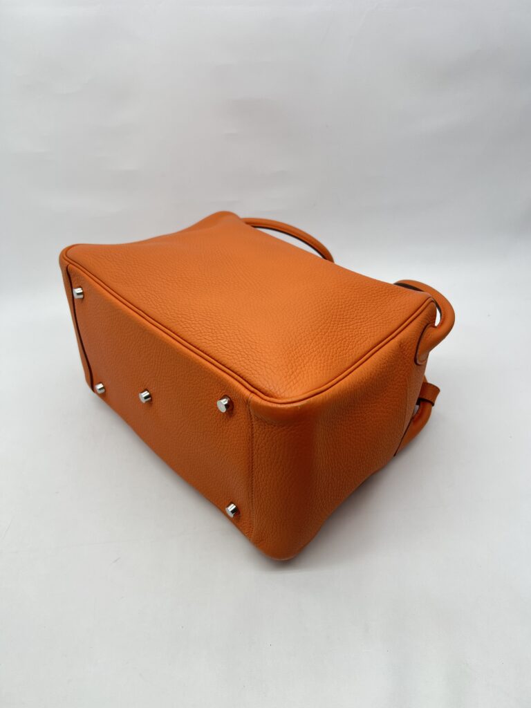 Hermes Lindy 34 Clemence Orange PHW