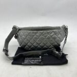 Chanel Waist Bag Calfskin Metallic Silver RHW