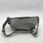 Chanel Waist Bag Calfskin Metallic Silver RHW