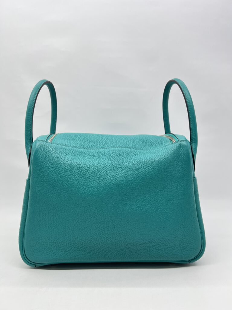 Hermes Lindy 30 Clemence Bleu Paon PHW