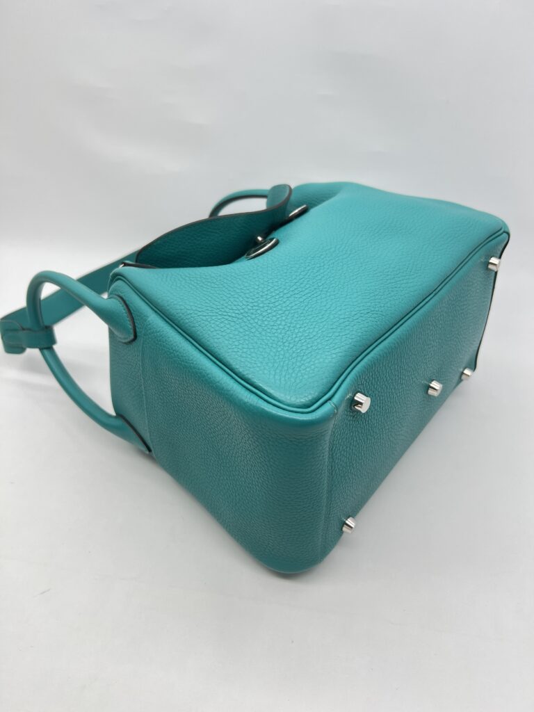 Hermes Lindy 30 Clemence Bleu Paon PHW