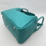 Hermes Lindy 30 Clemence Bleu Paon PHW