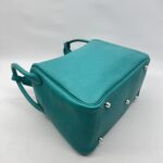 Hermes Lindy 30 Clemence Bleu Paon PHW