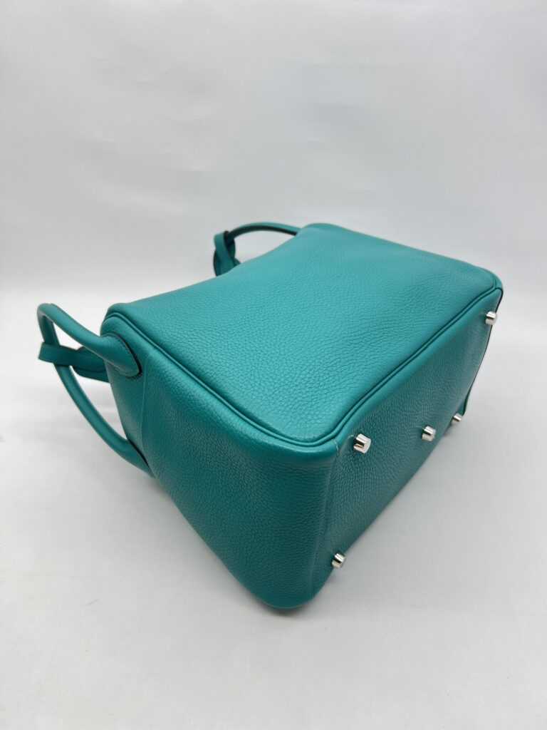 Hermes Lindy 30 Clemence Bleu Paon PHW