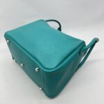 Hermes Lindy 30 Clemence Bleu Paon PHW