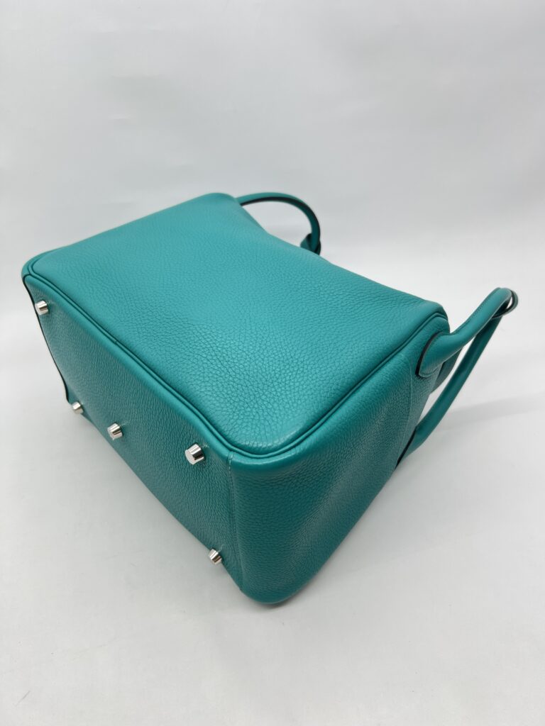 Hermes Lindy 30 Clemence Bleu Paon PHW