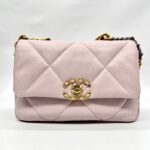 Chanel Small 19 Bag Pink Sakura Lambskin