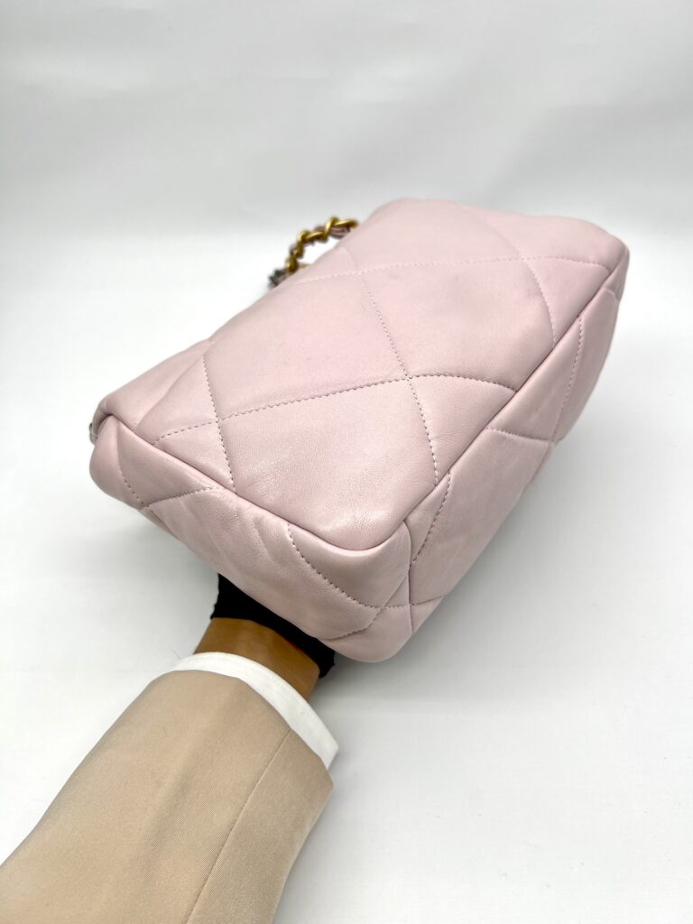Chanel Small 19 Bag Pink Sakura Lambskin