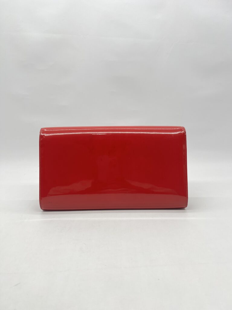 Saint Laurent Belle De Jour Clutch Red