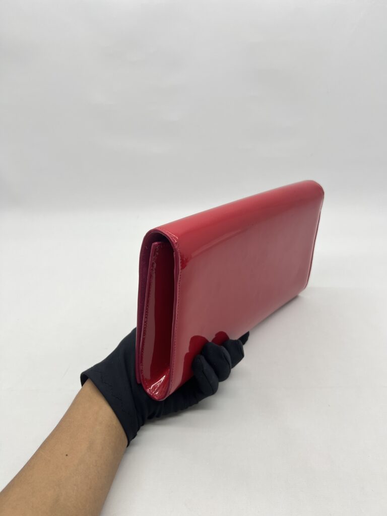 Saint Laurent Belle De Jour Clutch Red