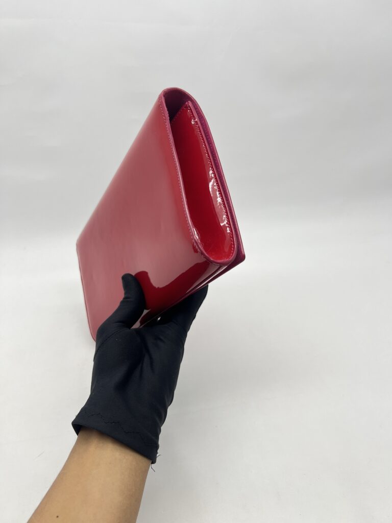 Saint Laurent Belle De Jour Clutch Red