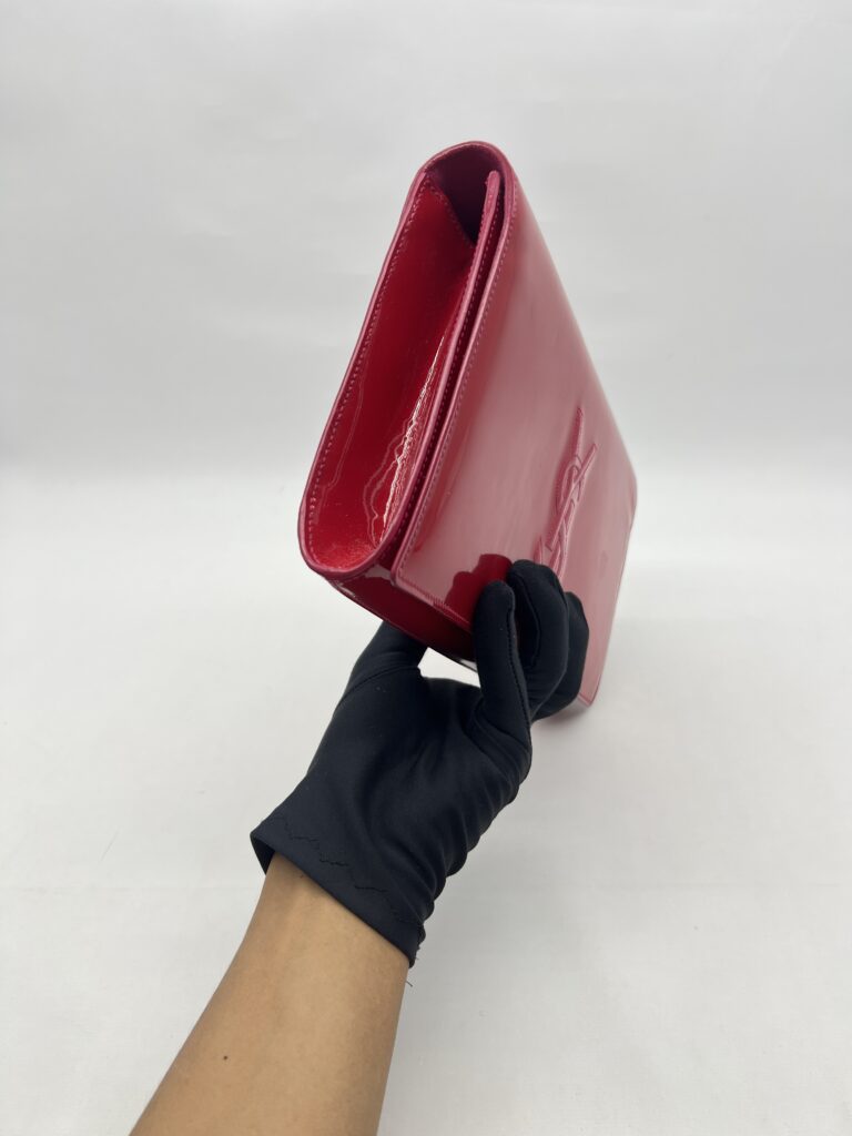 Saint Laurent Belle De Jour Clutch Red