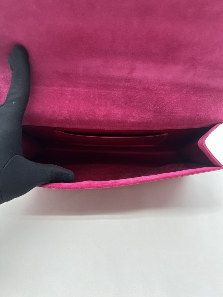 Saint Laurent Belle De Jour Clutch Red