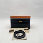 Hermes Kelly To Go Epsom Noir GHW