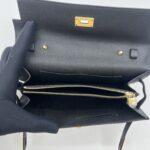 Hermes Kelly To Go Epsom Noir GHW