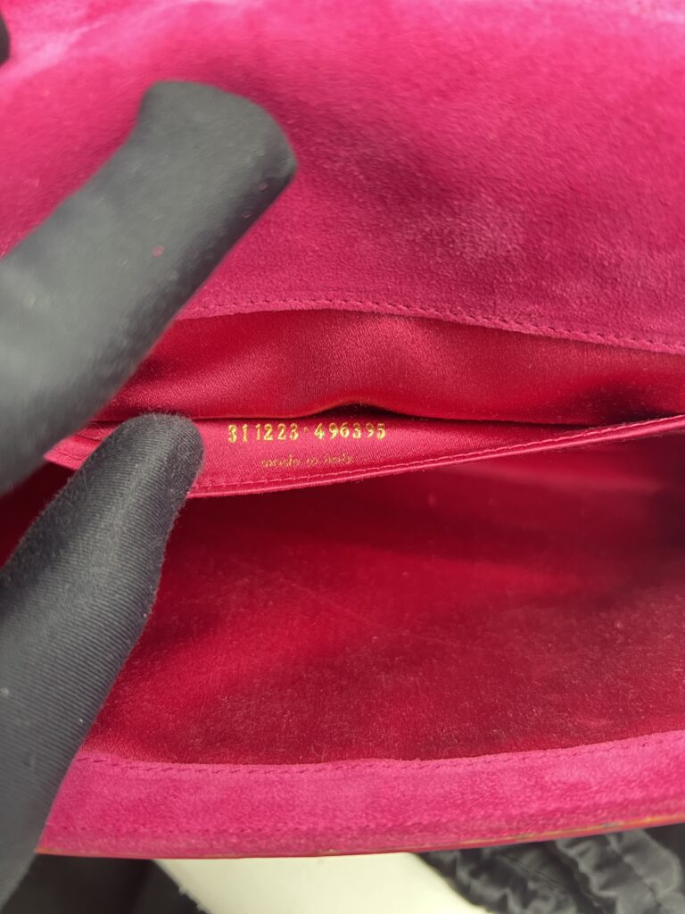 Saint Laurent Belle De Jour Clutch Red