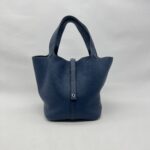 Hermes Picotin 22 Clemence Bleu Brighton PHW
