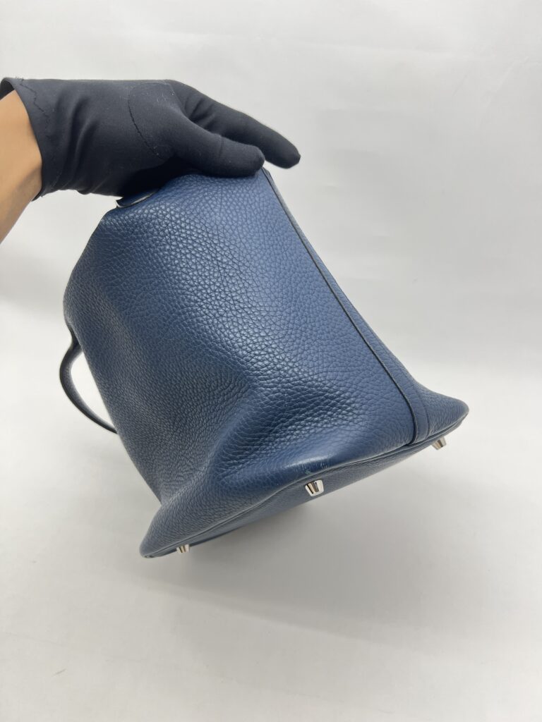 Hermes Picotin 22 Clemence Bleu Brighton PHW