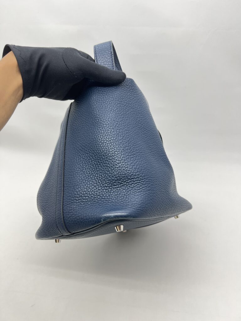 Hermes Picotin 22 Clemence Bleu Brighton PHW