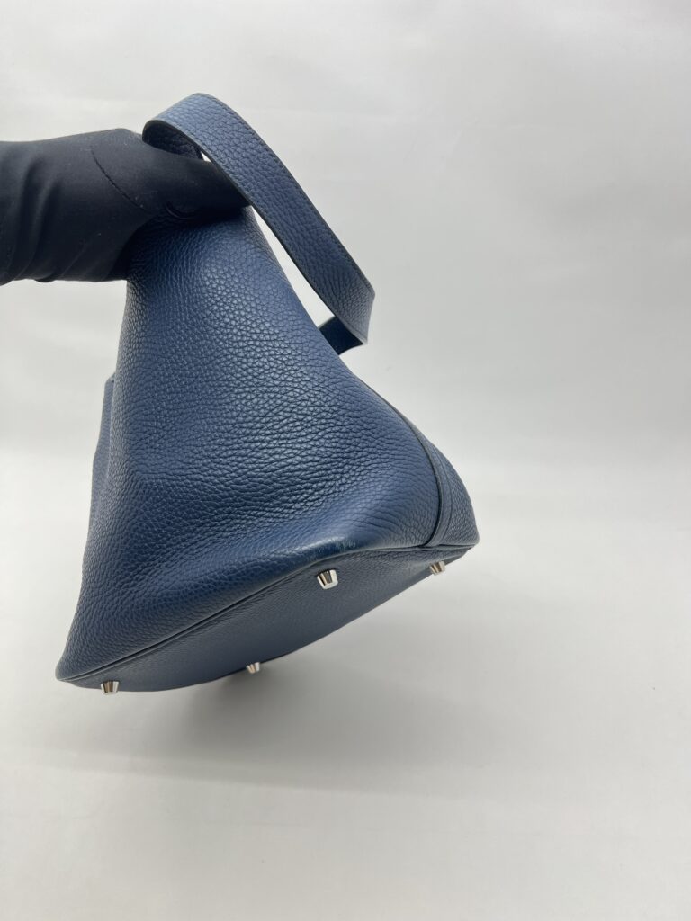 Hermes Picotin 22 Clemence Bleu Brighton PHW