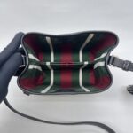 Gucci GG Emblem Small Bucket GG Supreme Black LGHW