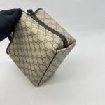 Gucci GG Emblem Small Bucket GG Supreme Black LGHW
