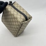 Gucci GG Emblem Small Bucket GG Supreme Black LGHW