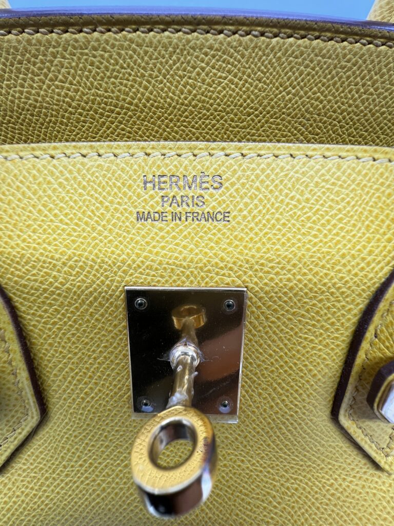 Hermes Birkin 35 Epsom Soleil GHW