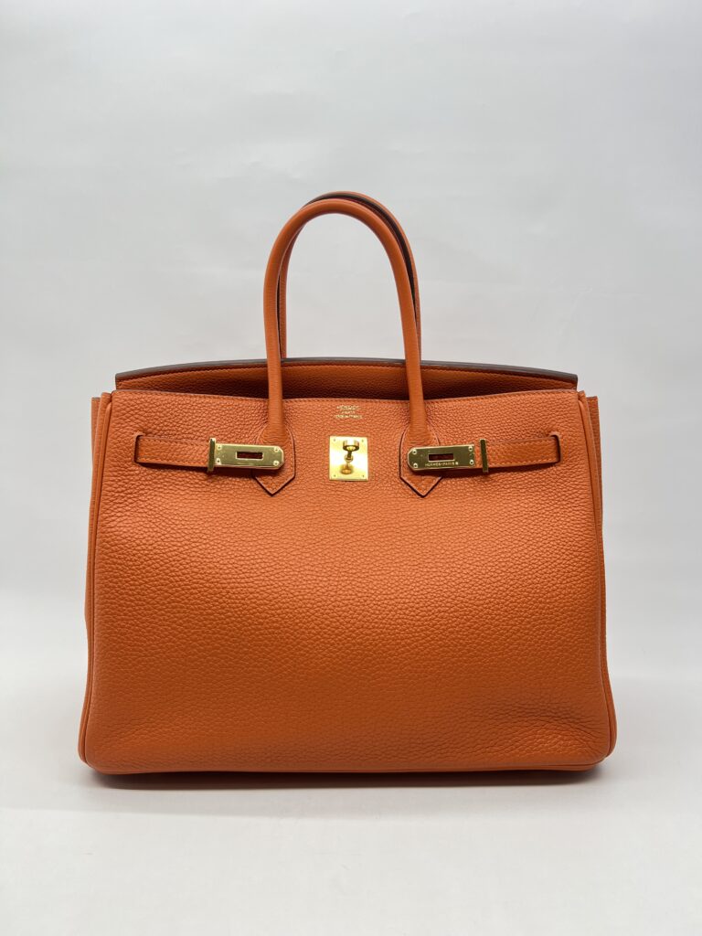 Hermes Birkin 35 Togo Orange GHW