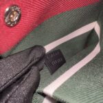Gucci GG Emblem Small Bucket GG Supreme Black LGHW