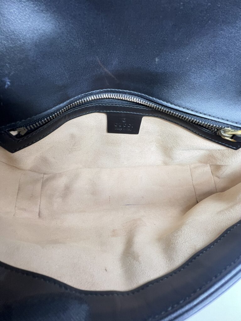 Gucci Marmont Flap Small Black GHW