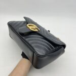 Gucci Marmont Flap Small Black GHW
