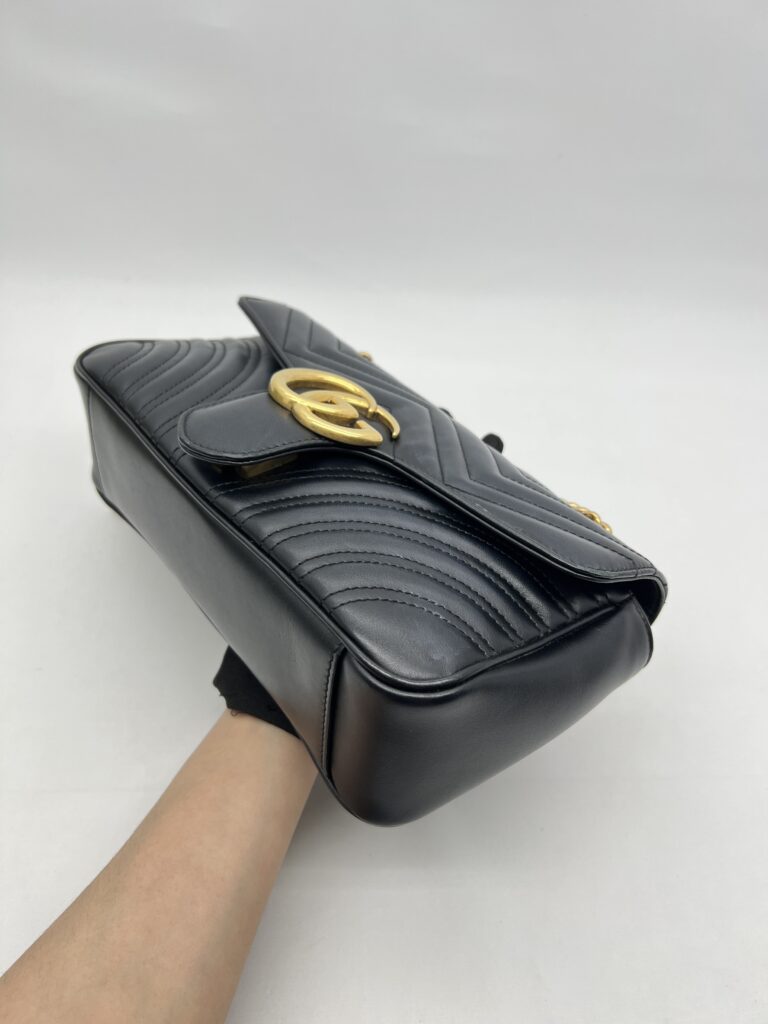 Gucci Marmont Flap Small Black GHW