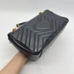 Gucci Marmont Flap Small Black GHW