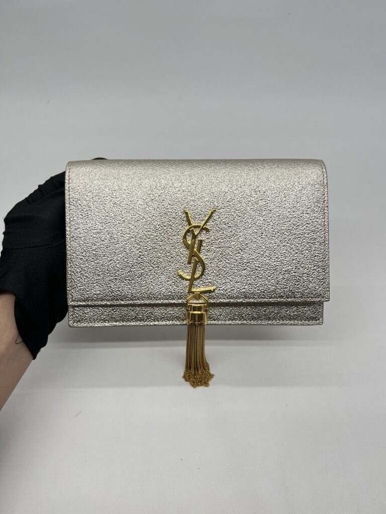 Saint Laurent Kate Metalic Light Gold GHW