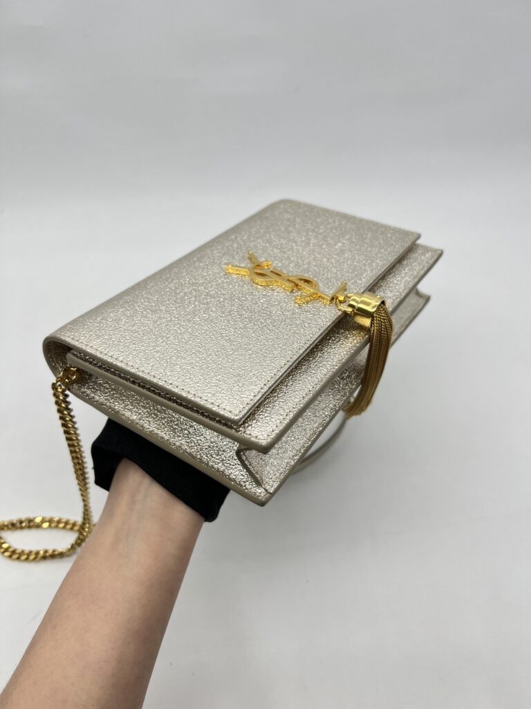 Saint Laurent Kate Metalic Light Gold GHW
