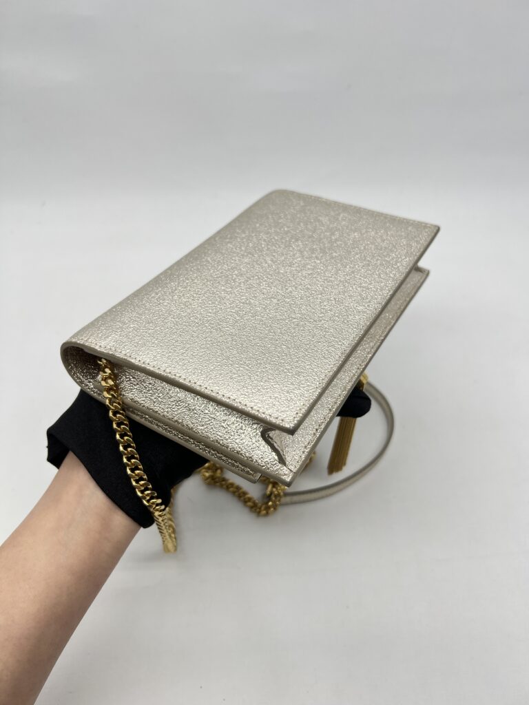 Saint Laurent Kate Metalic Light Gold GHW