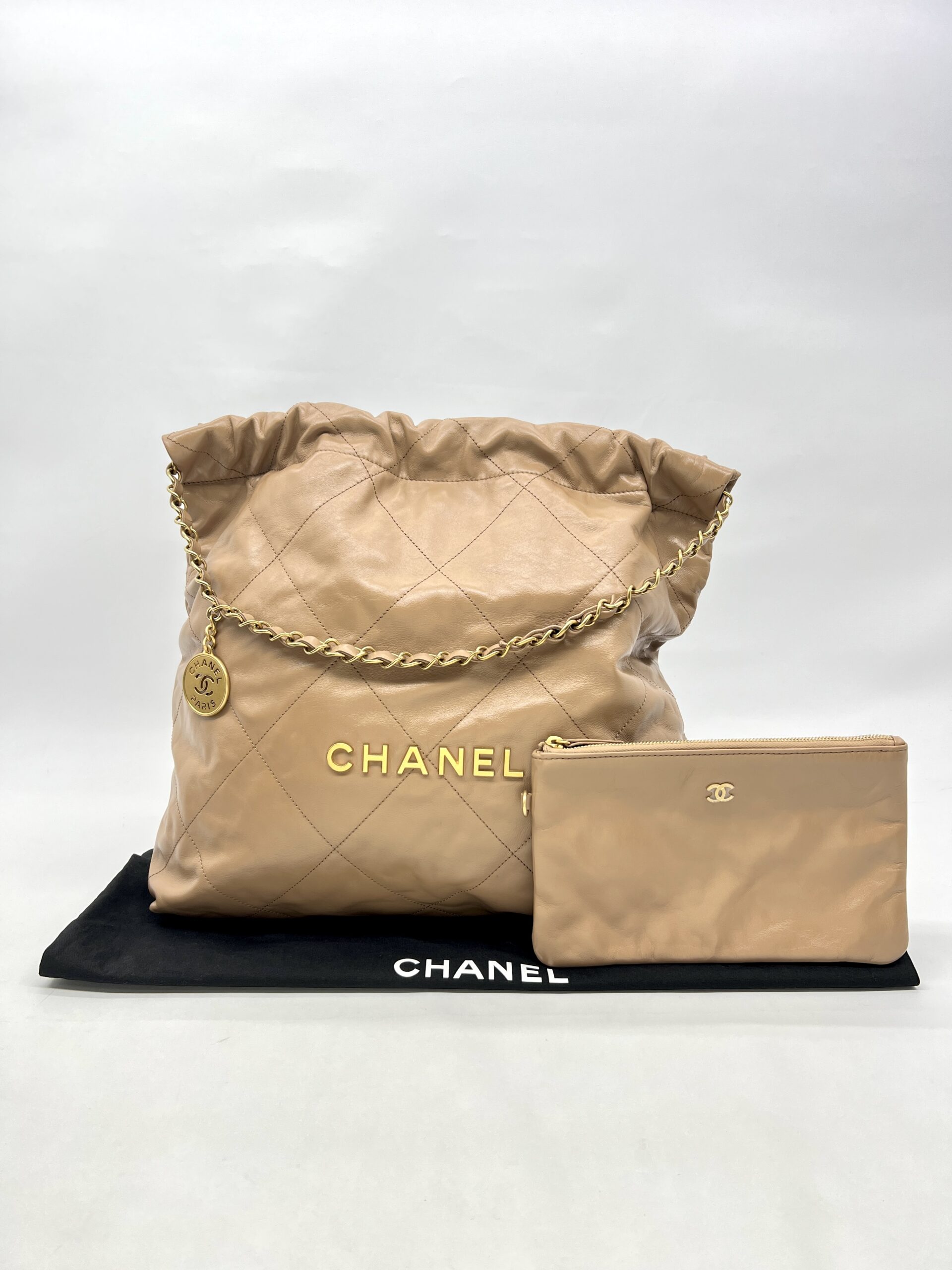 Chanel C22 Medium Beige GHW