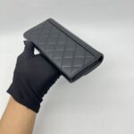 Chanel CC Long Wallet Black SHW