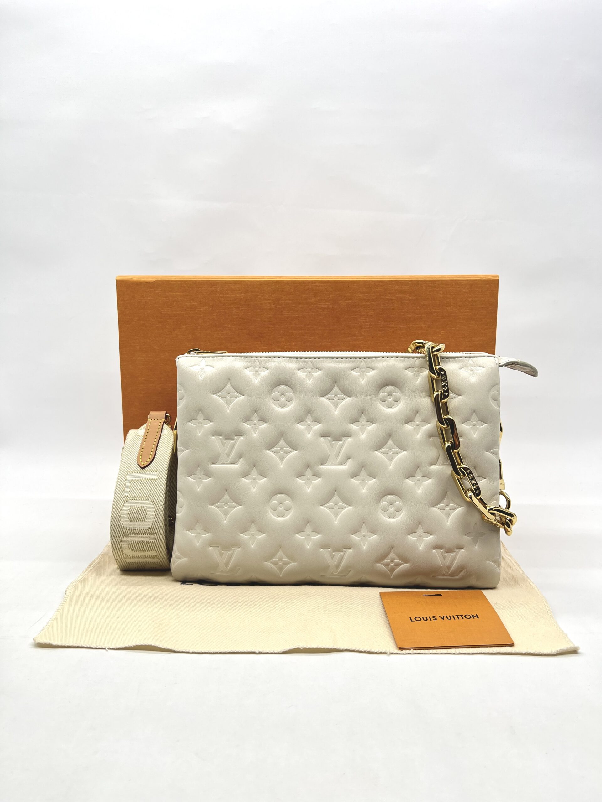 Louis Vuitton Coussin PM White GHW