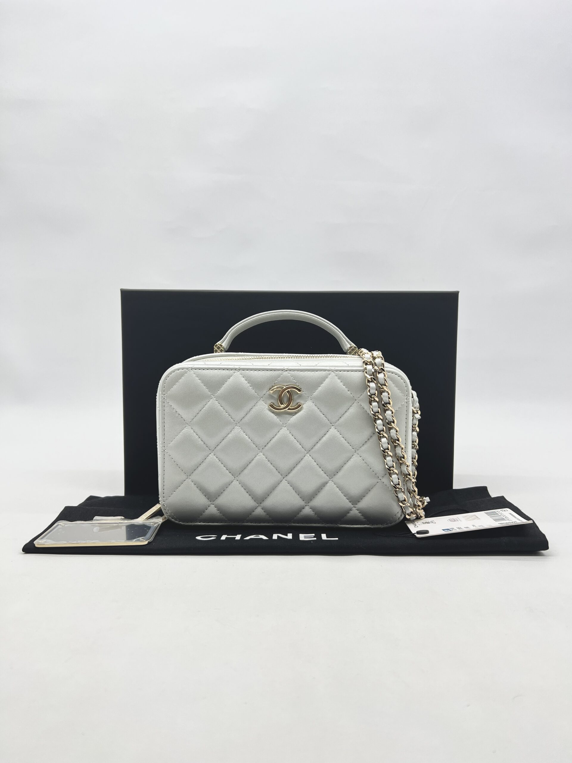 Chanel C22 Mini Lambskin Black GHW