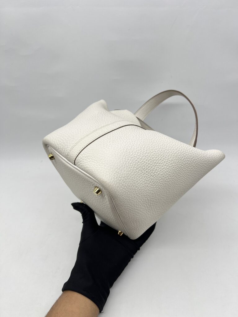 Hermes Picotin Lock 18 Clemence Gris Perle GHW
