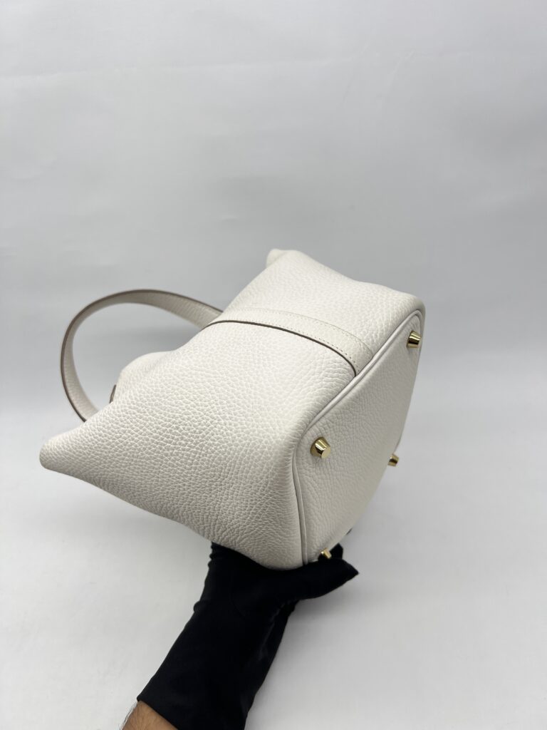 Hermes Picotin Lock 18 Clemence Gris Perle GHW