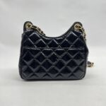 Chanel Small Hobo Glaze Black GHW